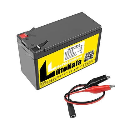 12V 8Ah Lifepo4 Deep Cycle Rechargeable Battery