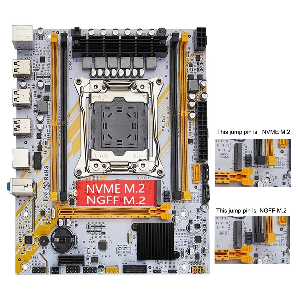 E5 V3 V4 Processor E5D4 X99 Motherboard