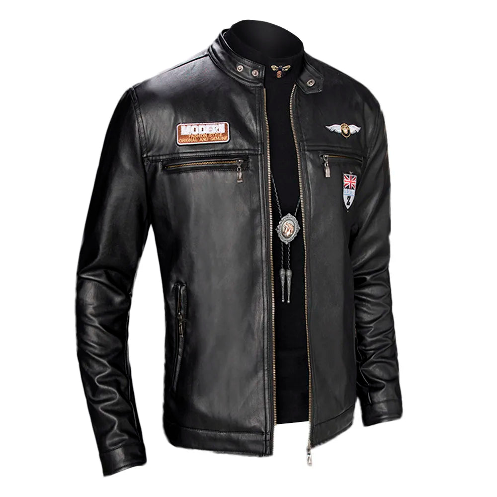 Slim Leather Jacket
