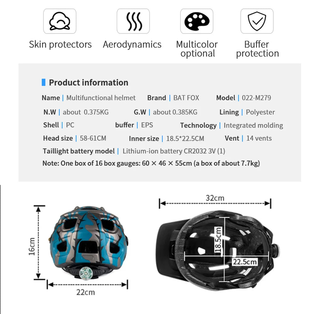 Men mountain bike helmet