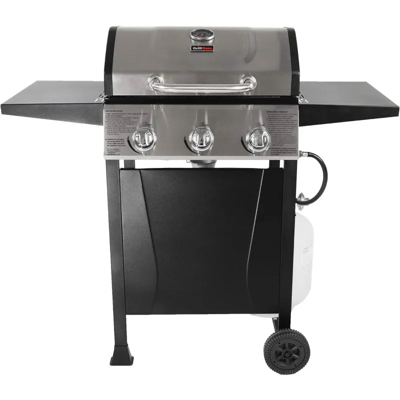 Outdoor Barbeque 3 Burner Propane Gas Grill