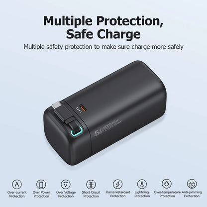 18000mAh  Fast Charge Magnetic Power Bank