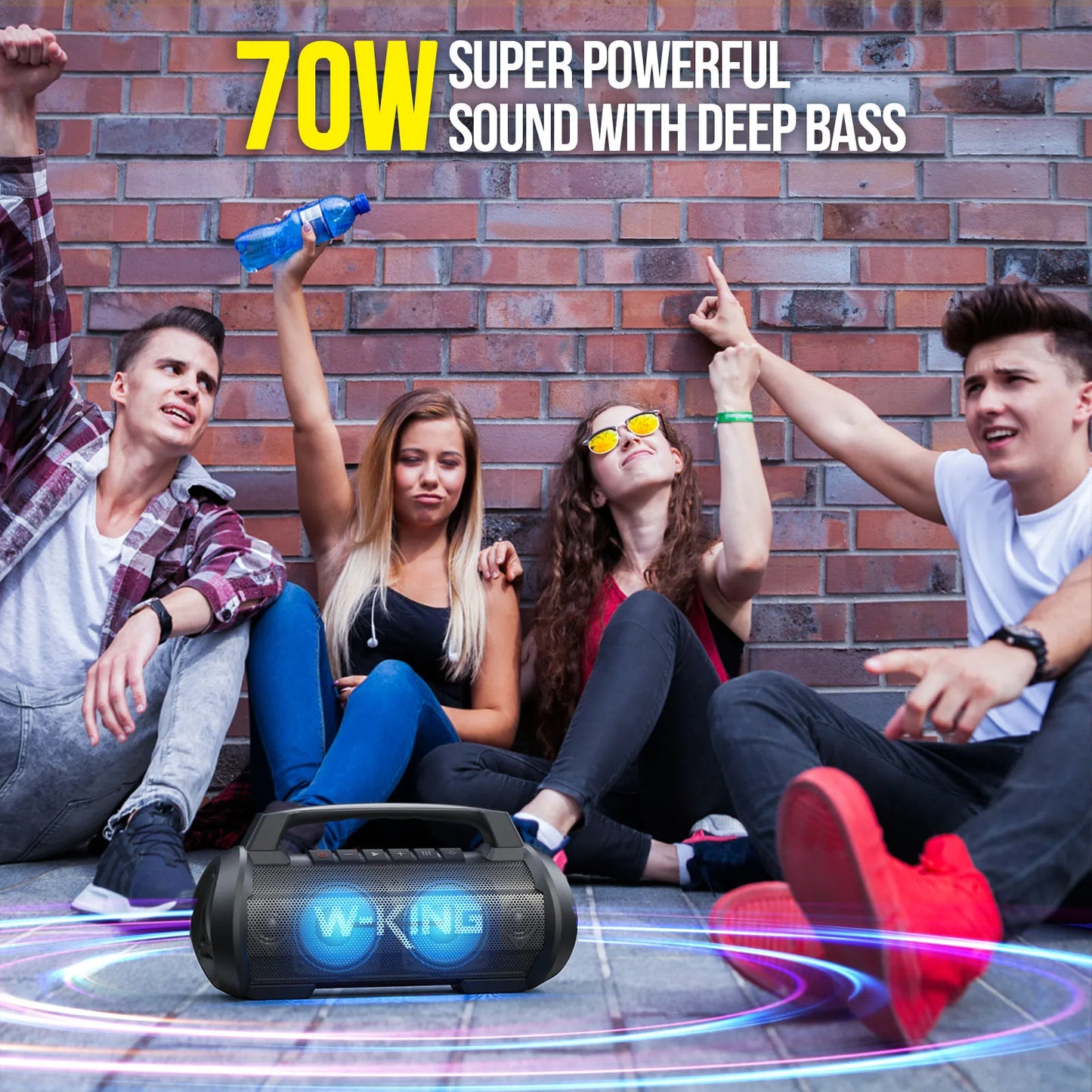 70W RMS Bluetooth Portable Speaker