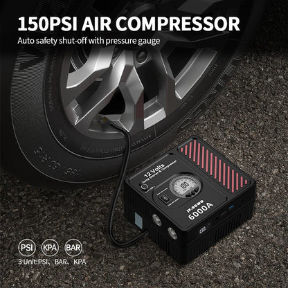 2000A 3000A 6000A Car Booster Professional Jump Starter