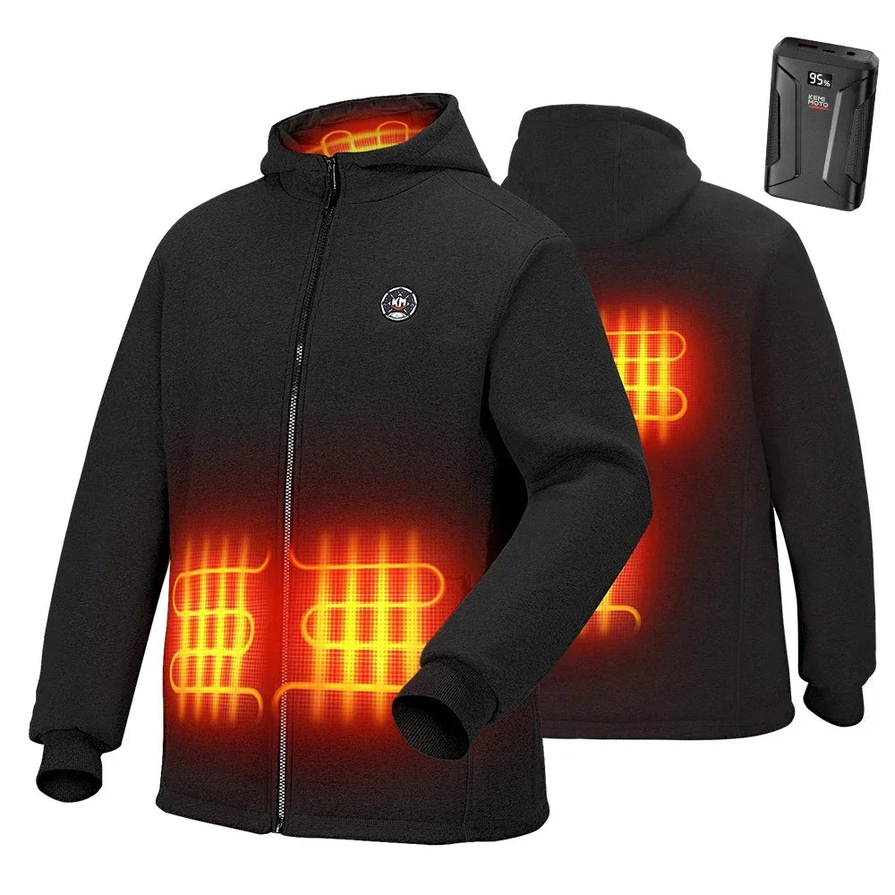 Heated Winter Hoodie Jacket