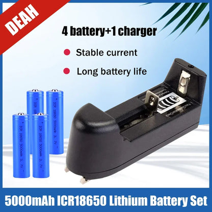 18650 3.7V 5000mAh Rechargeable Lithium Battery