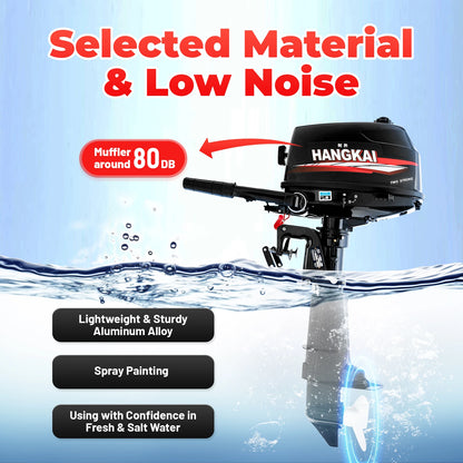 102CC 2-Stroke 6HP Outboard Trolling Motor