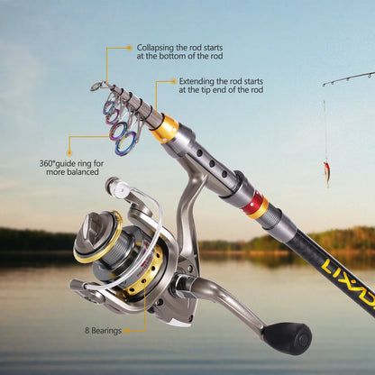 Carbon Fiber Fishing Gear Set
