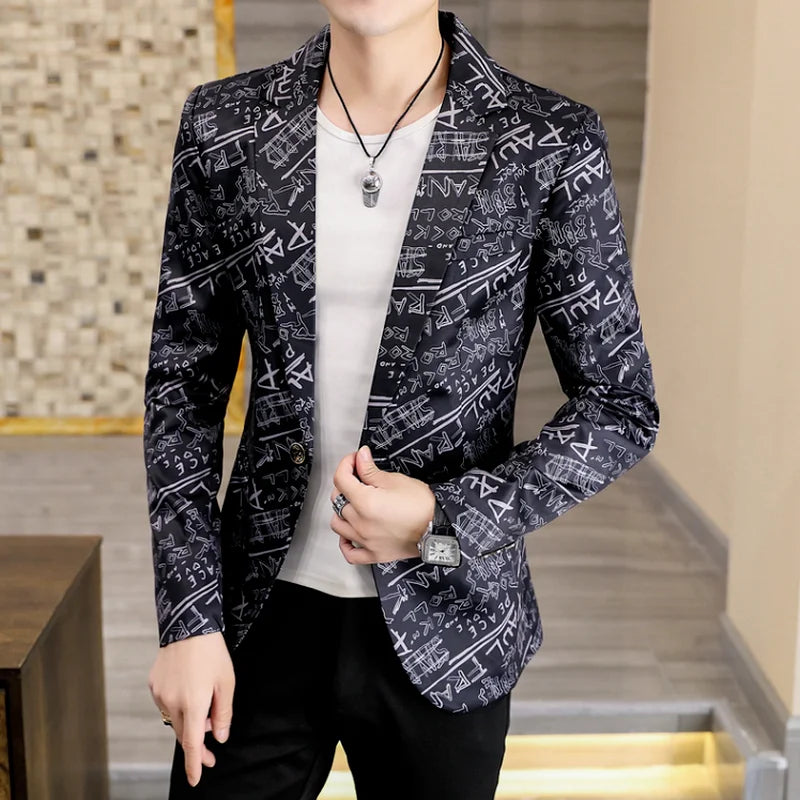 Men's Party Coat Casual Slim Jacket