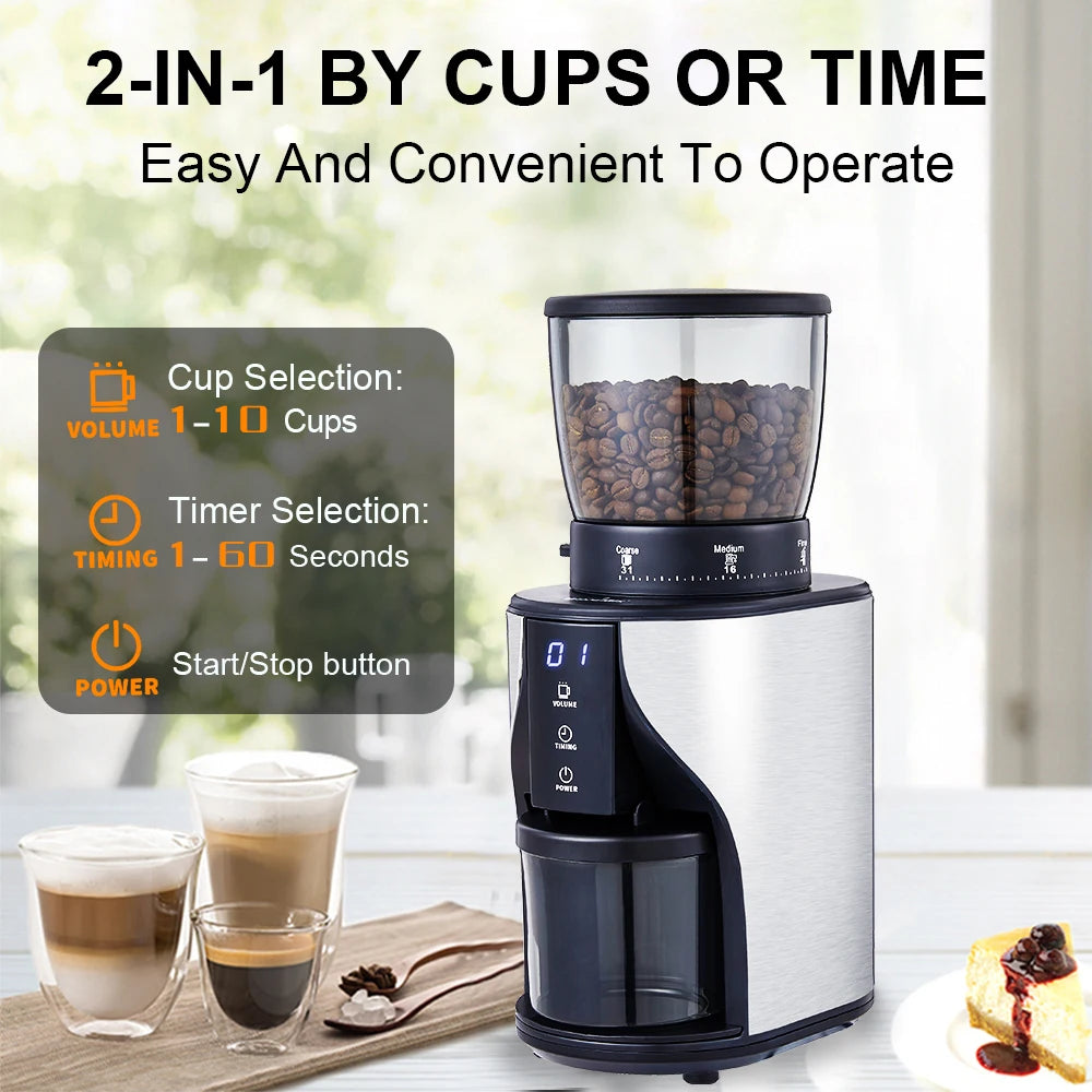 Automatic Burr Mill Coffee Grinder