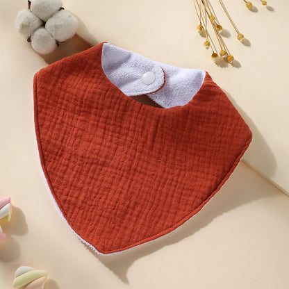 3Pcs Waterproof Feeding Drool Bibs