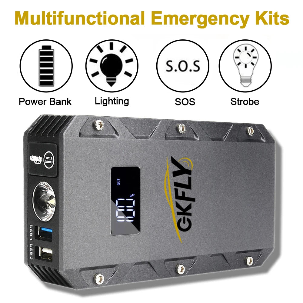 Car Jump Starter 3000A/2000A/1500A 12V Starting Device