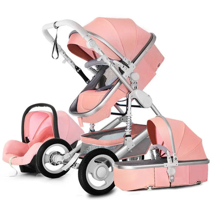 3 in 1 Landscape Baby Stroller  With Car Seat