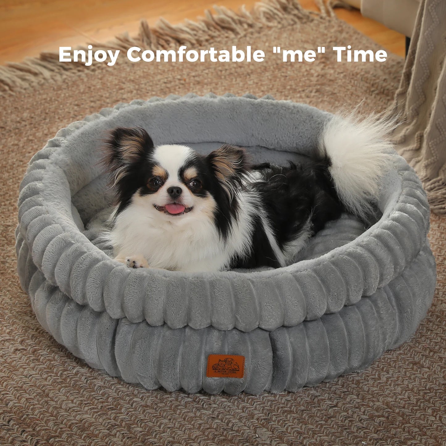 Washable Round Dog Bed