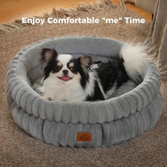Washable Round Dog Bed