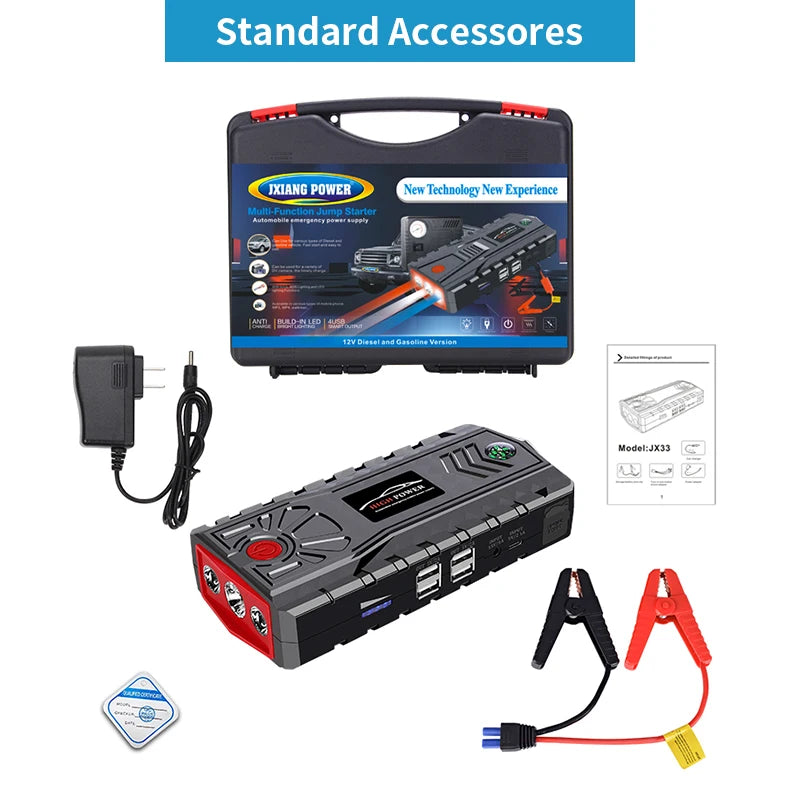 99900mAh Car Jump Starter Power Bank