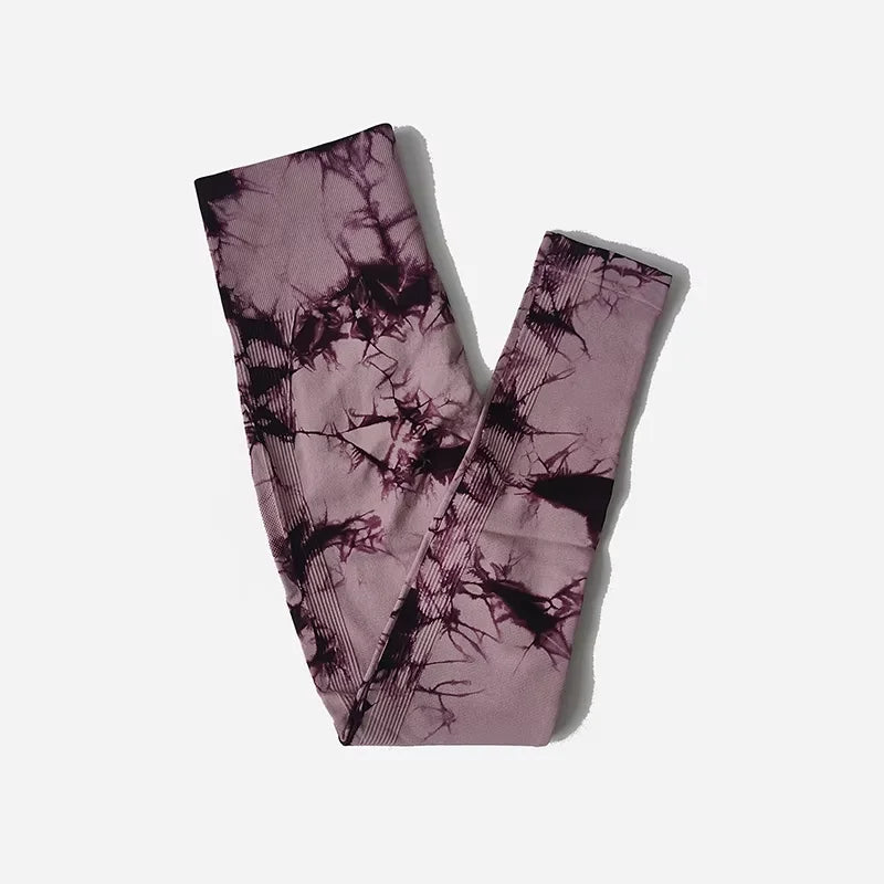 Tie Dye High Waist Yoga Pants