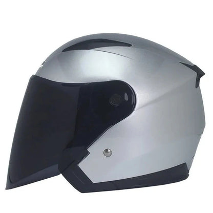 Motorcycle Helmet with Dual Lens