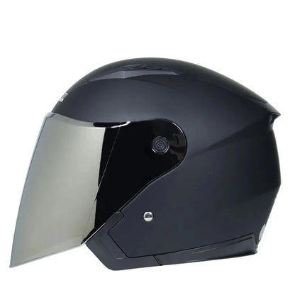 Double Lens Racing Half Helmet