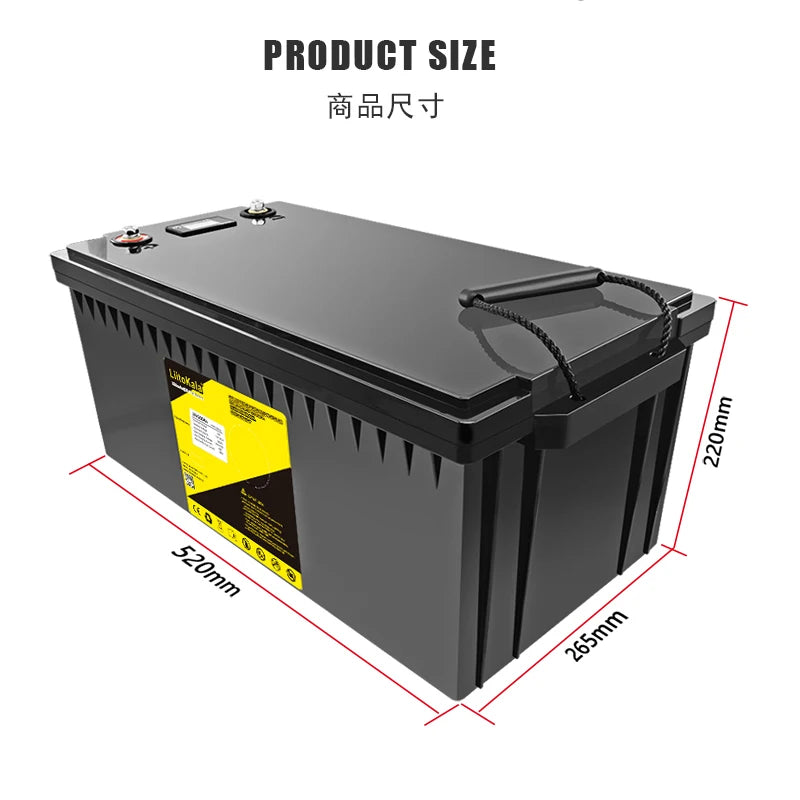 24V 120Ah LiFePO4 Battery