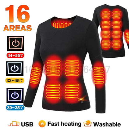 Heated Winter Underwear Set