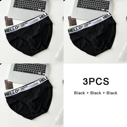 3Pcs Men's Soft Boxer Briefs