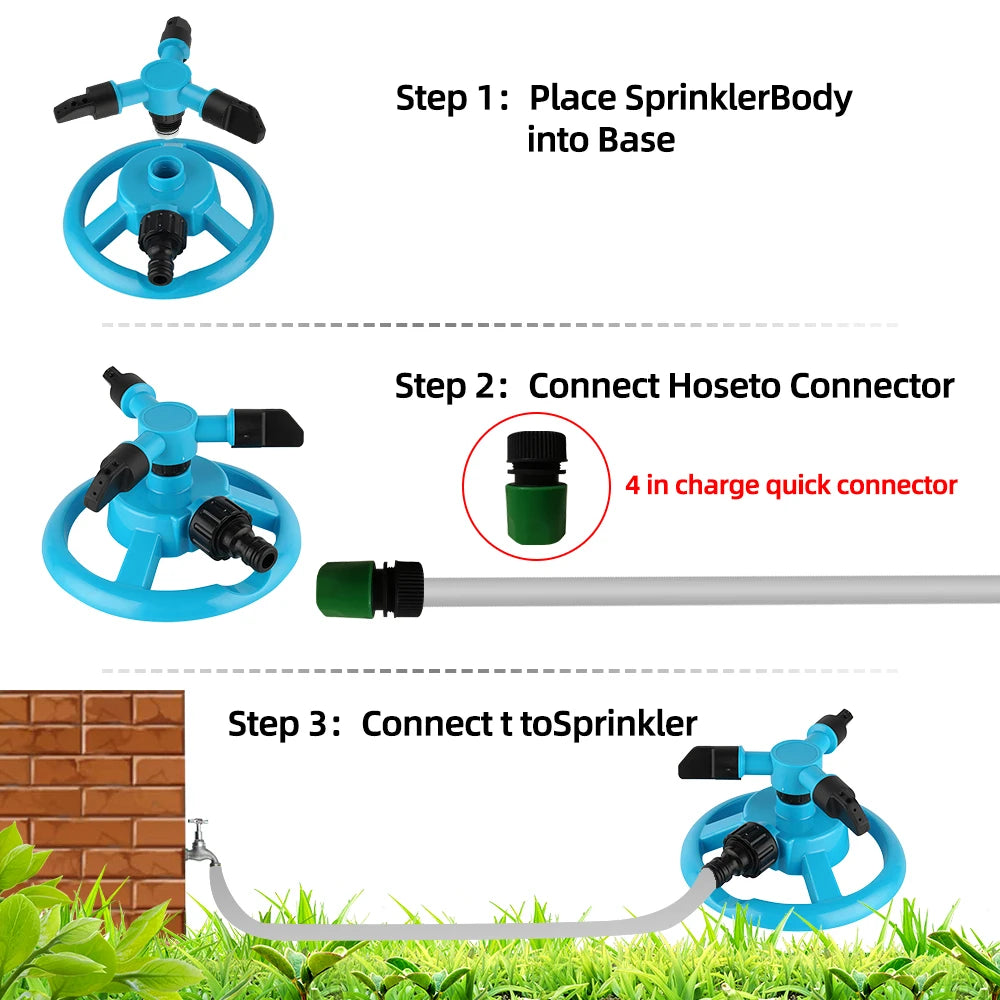 Automatic Garden Lawn Water Sprinklers