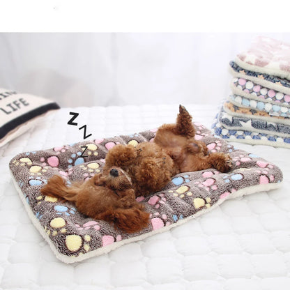 Dog Winter Thicken  Flannel  Mat