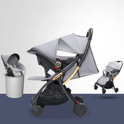3 In 1 High View Four Wheels Stroller