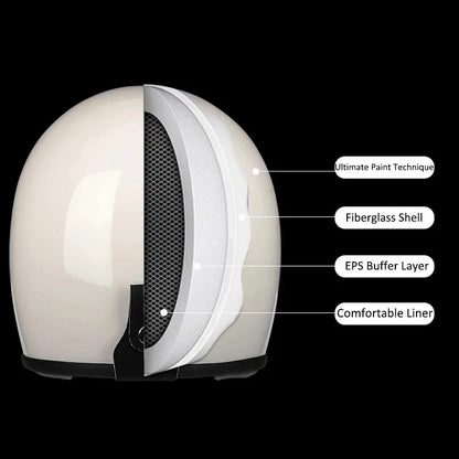 Style Retro Motorcycle Helmet