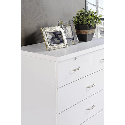 7-Drawer Wood Dresser with Locks