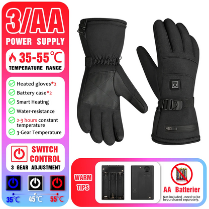 Heated Winter Gloves with Battery