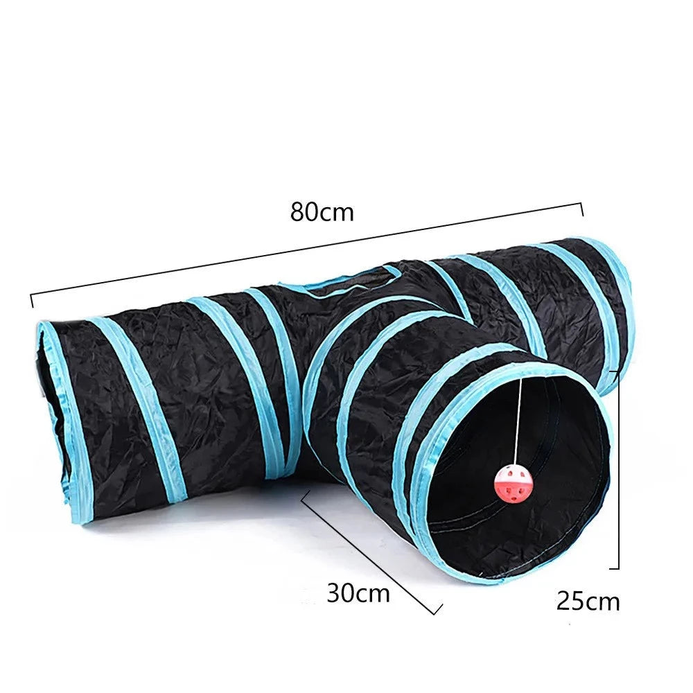 Foldable Cat Tunnel Toy