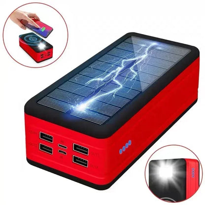 200000mAh Solar Charging Wireless Power Bank