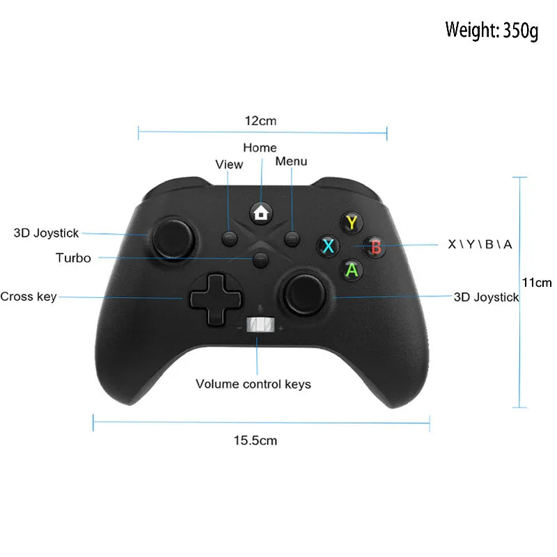 Wifi/2.4G/Wired Wireless Controller For Xbox