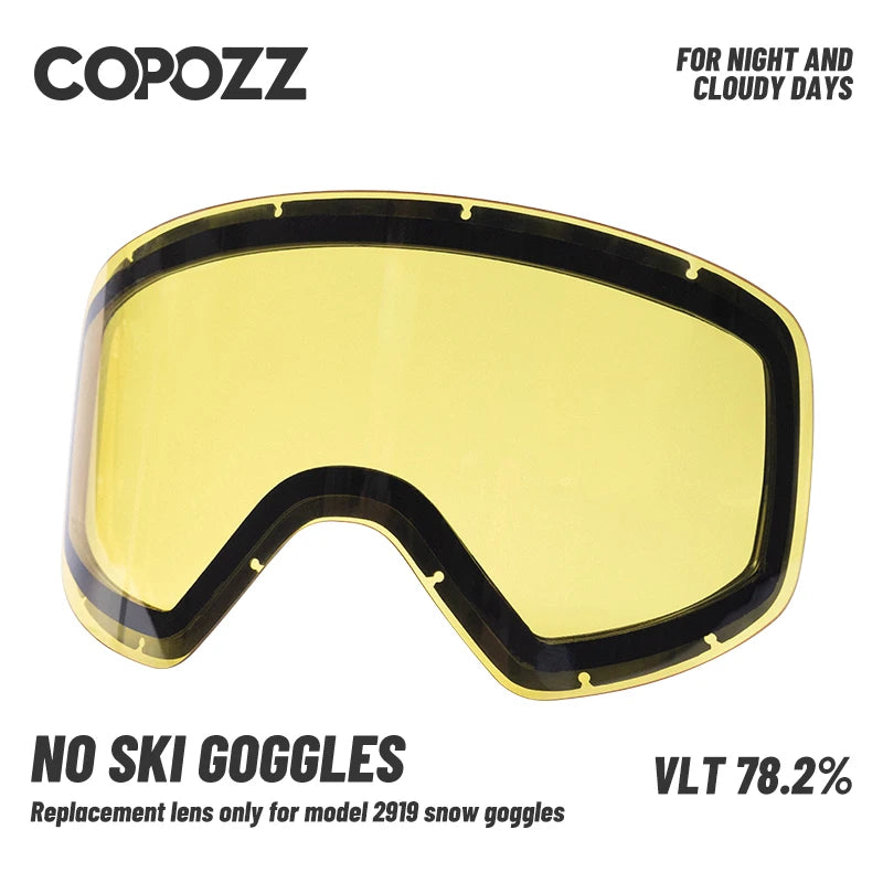 Men Women Anti-fog Professional Ski Glasses