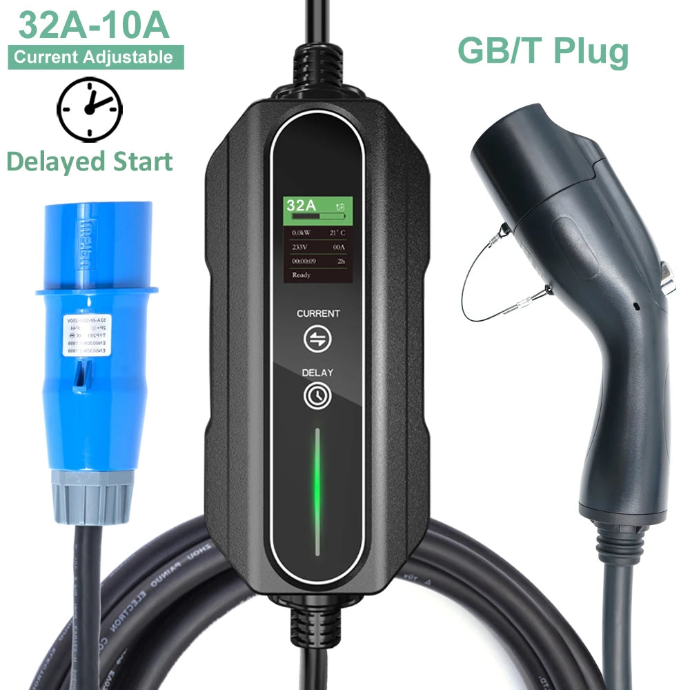 32A 7.2KW Portable EV Charger