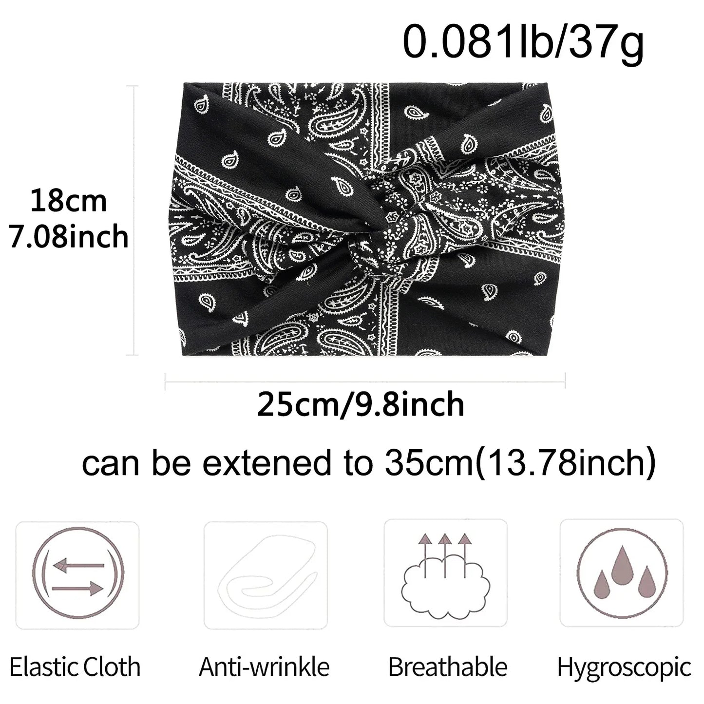 Twisted Wide Headbands for Women