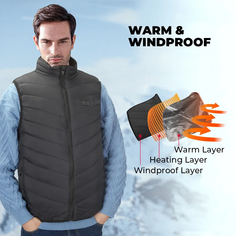 USB Heated Thermal Vest