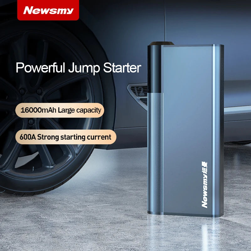 16000mAh Car Jump Starter 1200A Portable Charger