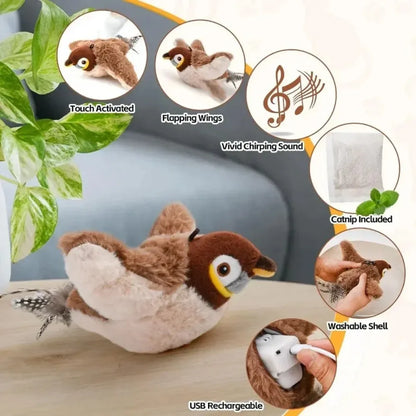 Flapping Bird Interactive Cat Toy