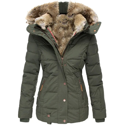 Winter Long Sleeve Zipper Hooded