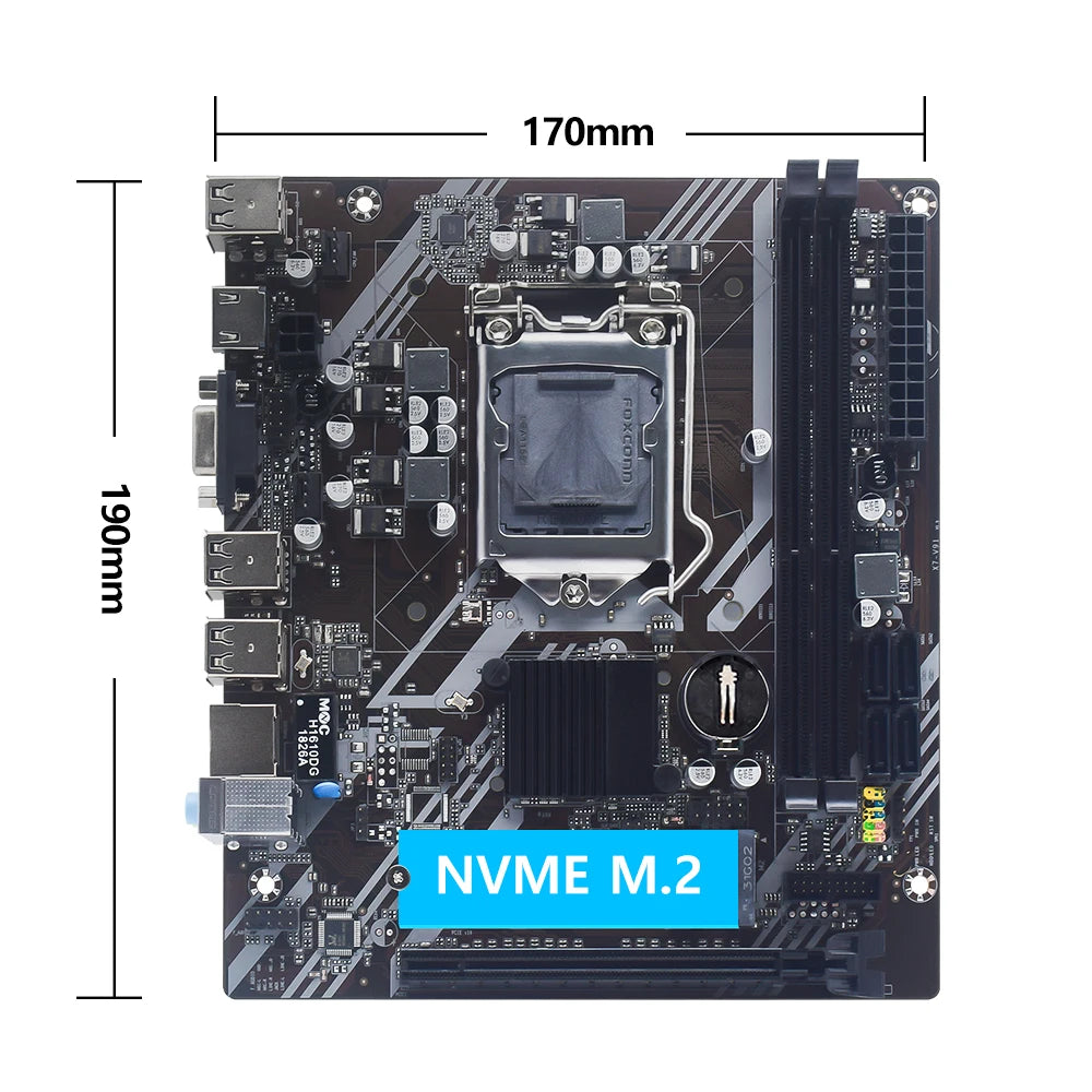 H61 Motherboard LGA 1155 Kit