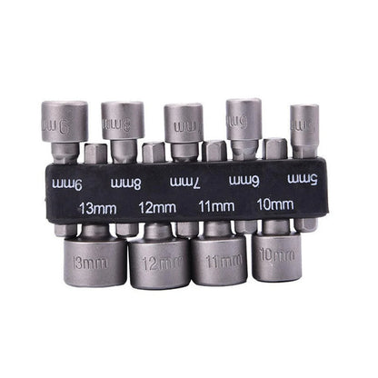 9Pcs Power Nut Driver Socket set
