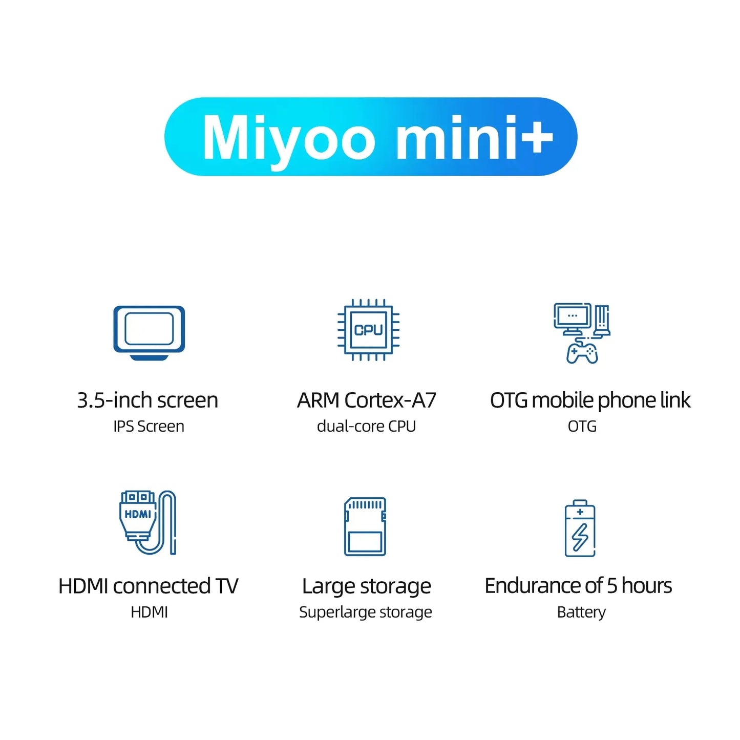 Mini Plus Portable Retro Handheld Game Console