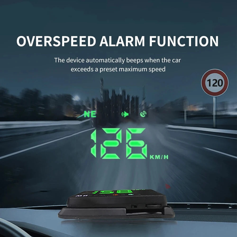 H1 HUD Head-up Display Car GPS Digital Speedometer