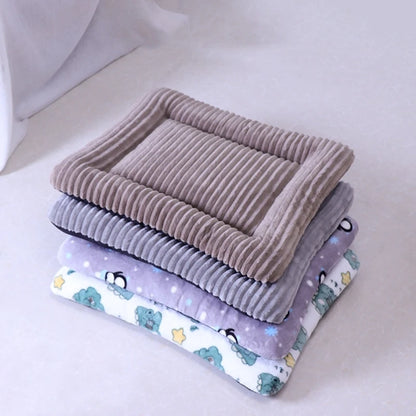 Flannel Square Bed for Dogs