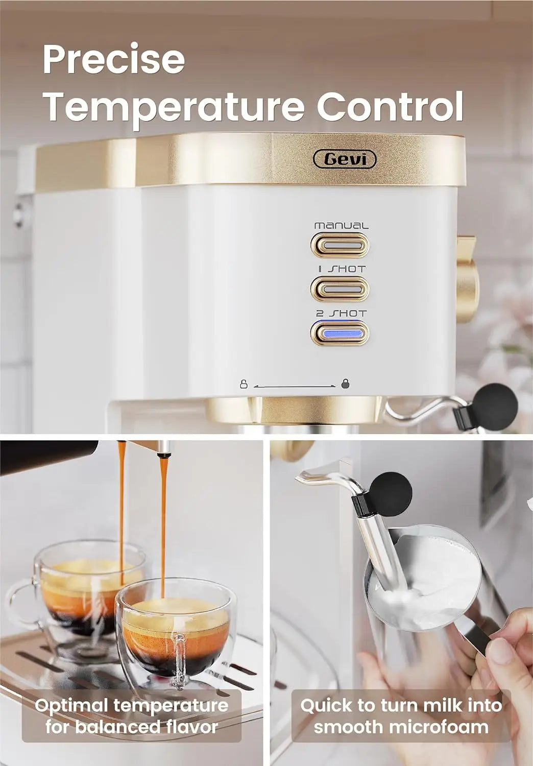 20 Bar High Pressure Coffee Maker Machine