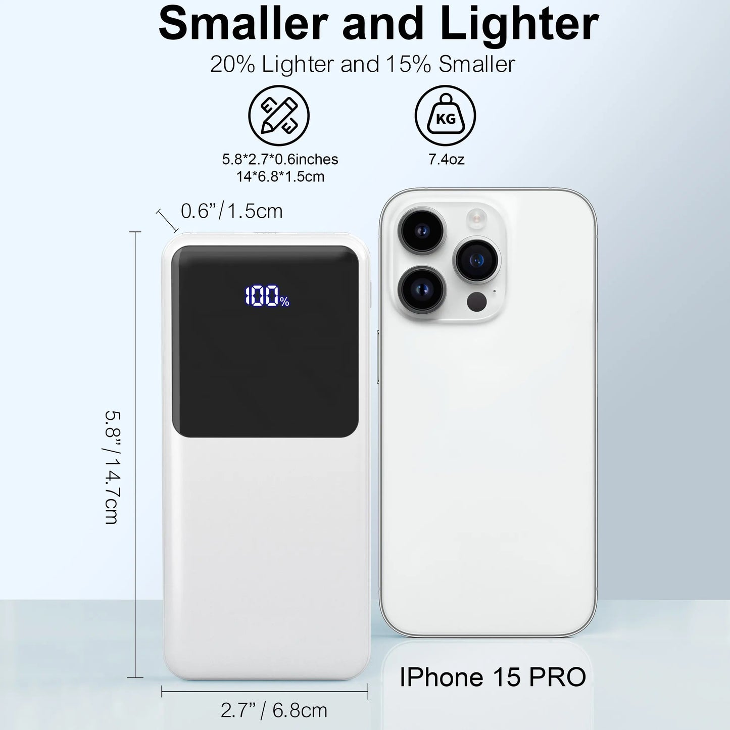 10000mAh Portable Power Bank