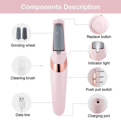 Rechargeable Foot File Callus Remover